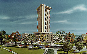 original plan for Wescoe Hall